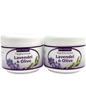 Levendula & olívaolaj arckrém szett 2 × 125 ml – Nappali és éjszakai hidratáló arckrém